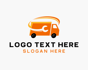 Service - Wrench Mechanic Truck Service logo design