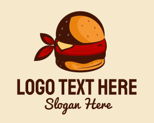 Happy Ninja Burger Logo