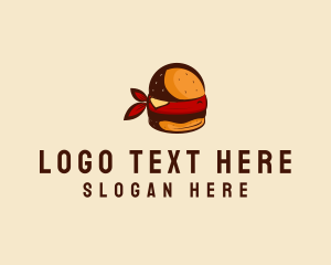 Fast Food - Happy Ninja Burger logo design