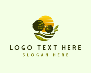 Gardening - Landscape Nature Tree logo design