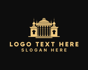 Column - Greek Architecture Structure logo design