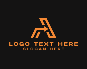 Enterprise - Generic Professional Arrow Letter A logo design