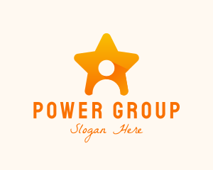 Orange - Entertainment Profile Star logo design