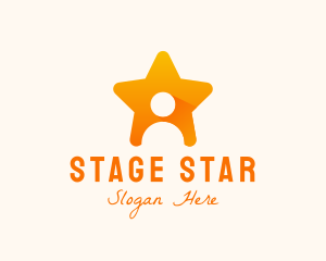 Actor - Entertainment Profile Star logo design