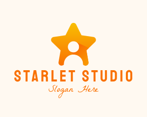 Actress - Entertainment Business Star logo design