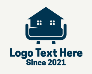 Lounge - Home Sofa Furniture logo design