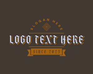 Retro - Diamond Banner Store logo design