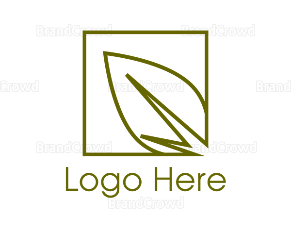 Herbal Leaf Gardening Logo
