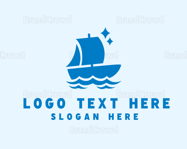 Maritime Boat Sailing Logo