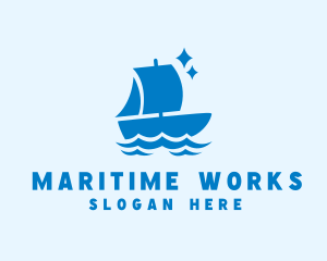 Maritime Boat Sailing logo design