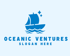 Maritime Boat Sailing logo design