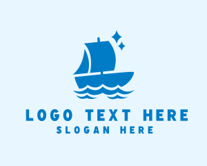 Maritime Boat Sailing Logo