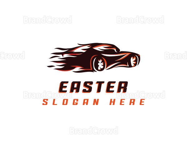 Fast Fire Car Logo