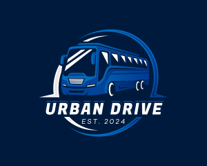 Bus Commuters Vehicle logo design