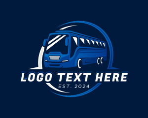 Travel Agency - Bus Commuters Vehicle logo design