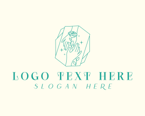 Hand - Elegant Flower Hand logo design