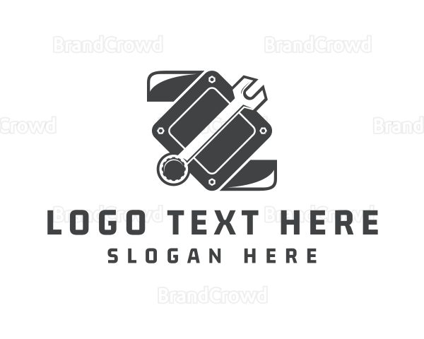 Wrench Mechanic Repair Tool Logo