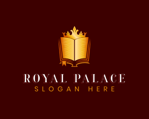 Royal Crown Book logo design