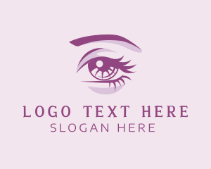 Radiation - Beauty Eye Lashes logo design