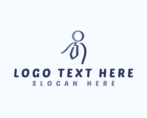 Neck Tie - Career Human Employee logo design