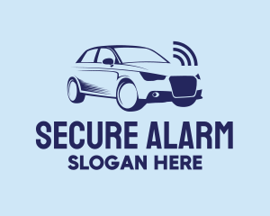 Alarm - Sedan Car Alarm logo design