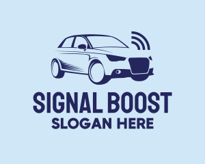 Sedan Car Alarm logo design