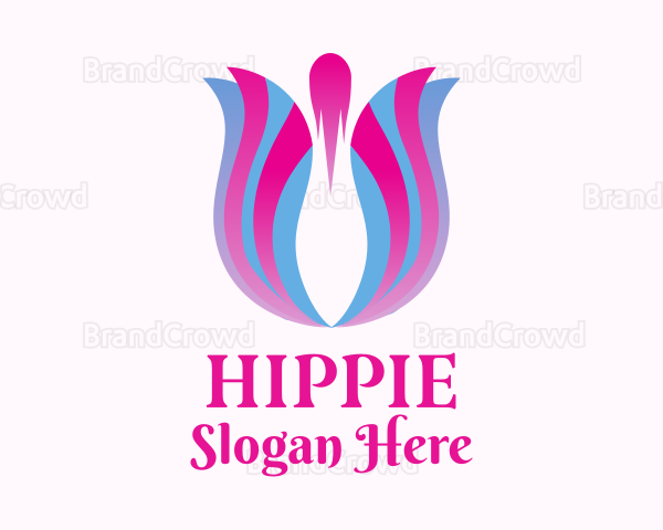 Tulip Flower Floristry Logo