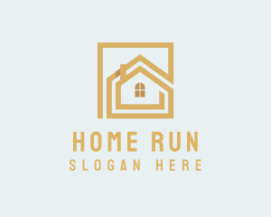 House Roofing Home Renovation logo design