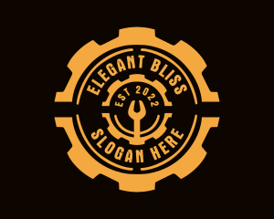 Maintenance Crew - Mechanic Tool Wrench logo design