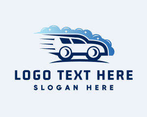 Transport - Car Cleaning Transport logo design