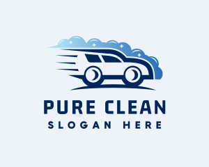 Car Cleaning Transport logo design