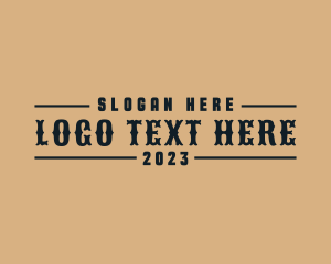 Specialty Shop - Rustic Western Brand logo design