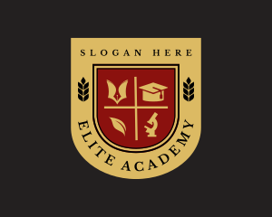 College - College Education Shield logo design