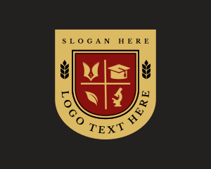 College Education Shield Logo
