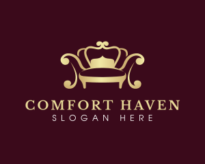 Cushion - Crown Sofa Decor logo design