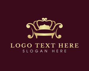 Interior - Crown Sofa Decor logo design