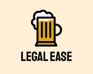 Draft Beer - Beer Mug Bistro logo design