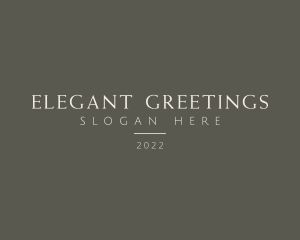 Elegant Luxury Company logo design