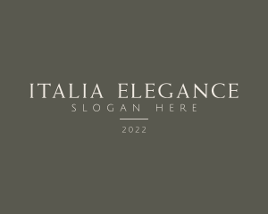 Elegant Luxury Company logo design