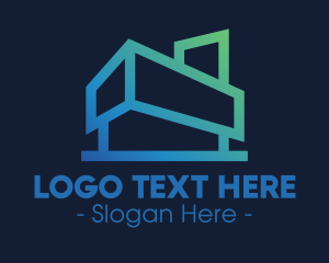 Modern Gradient Architectural Firm logo design