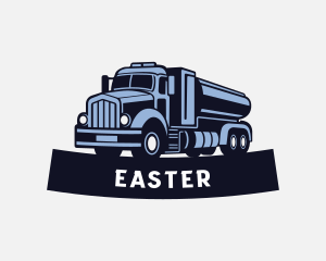 Truck Gasoline Petroleum Logo