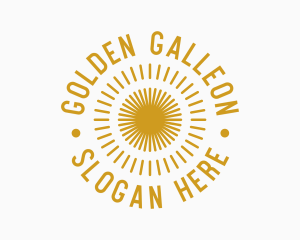 Golden Summer Sun logo design