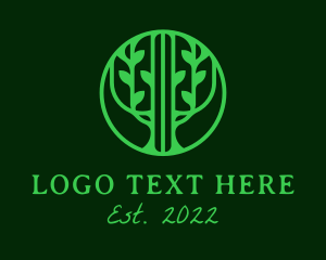 Sustainabilty - Botanical Tree Agriculture logo design
