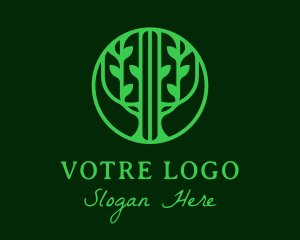 Botanical Tree Agriculture  Logo