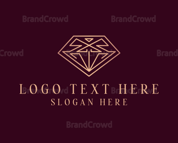 Gemstone Diamond Jewelry Logo