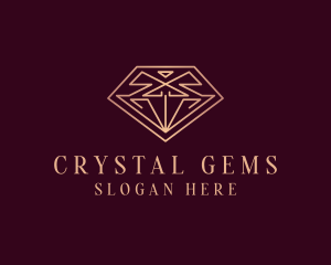 Gemstone Diamond Jewelry logo design