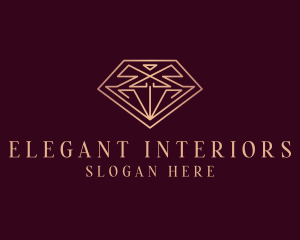 Gemstone Diamond Jewelry logo design