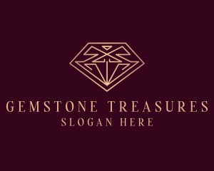 Gemstone Diamond Jewelry logo design