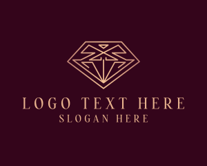 Gemstone Diamond Jewelry Logo