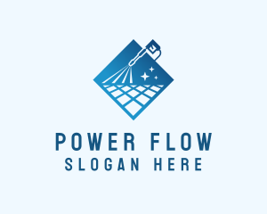 Power Wash Sanitation logo design